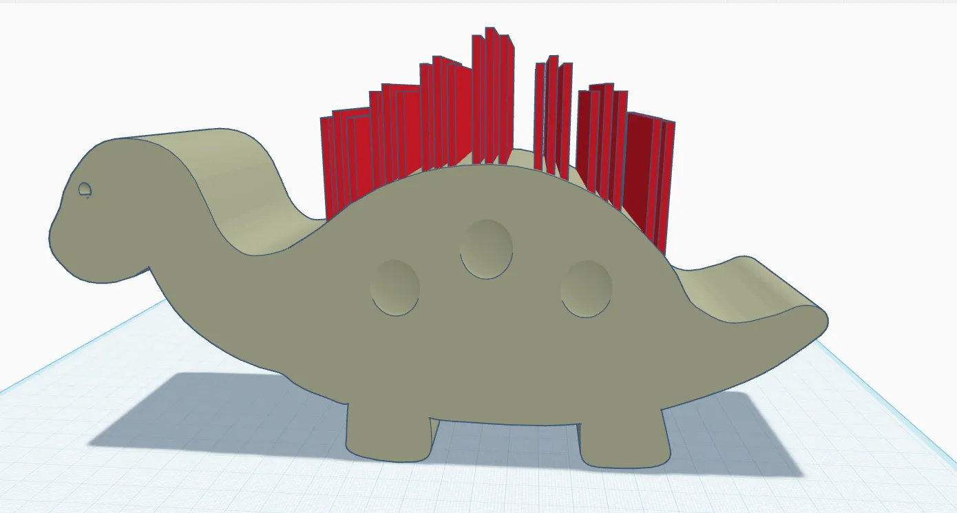 Giá đỡ thẻ Yoto hình Stegosaurus