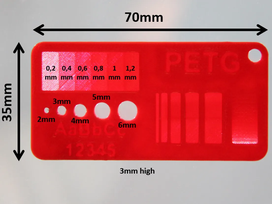 Mẫu chỉ thị filament với hộp lưu trữ