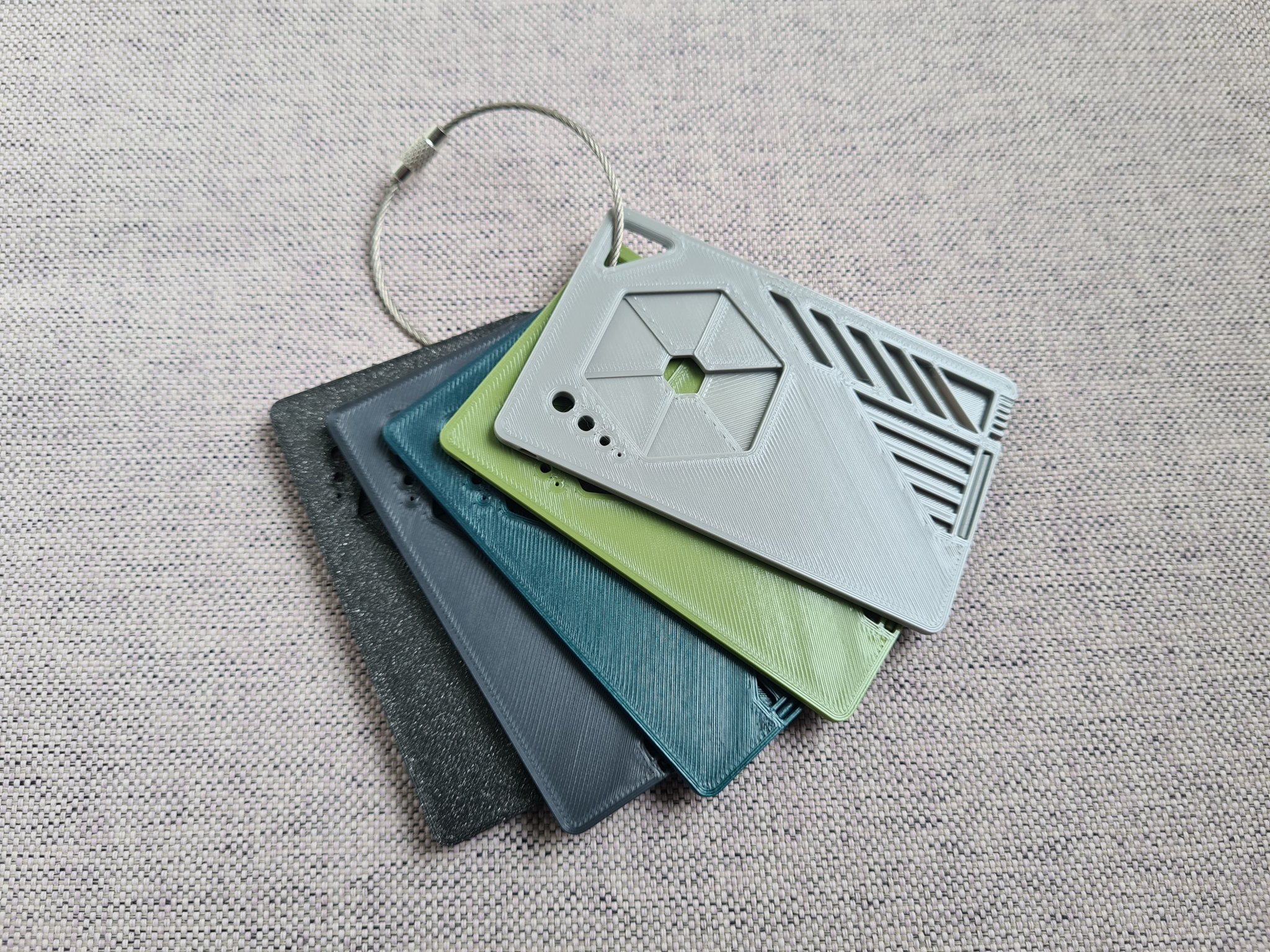 Mẫu thử nghiệm filament cho máy in 3D với nhiều tính năng