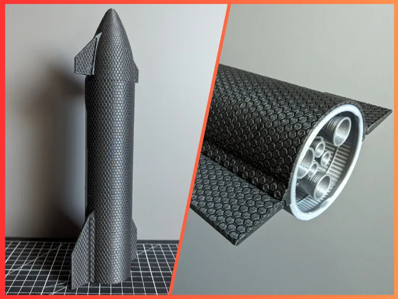 Gạch ốp nhiệt cho tàu vũ trụ Starship