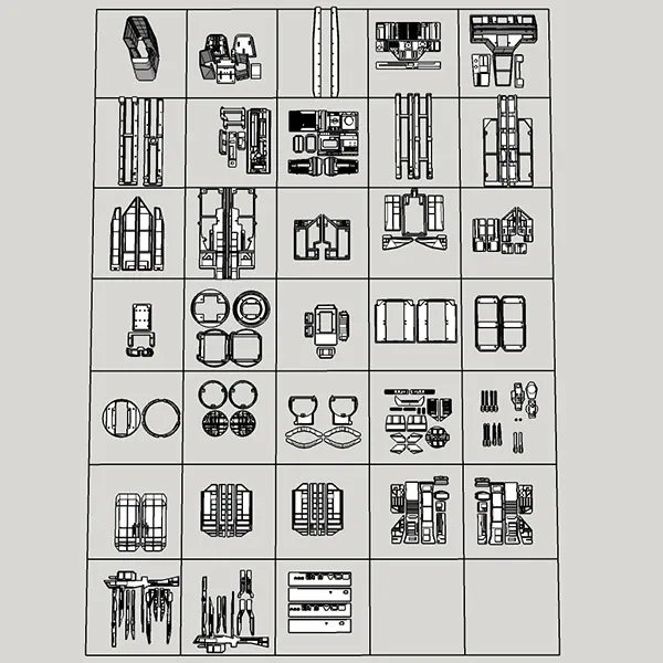 Mô hình tàu USS Sulaco dài 800mm từ phim Aliens