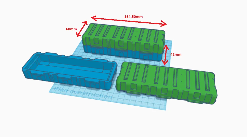 Hộp đạn 1/10 cho xe điều khiển từ xa