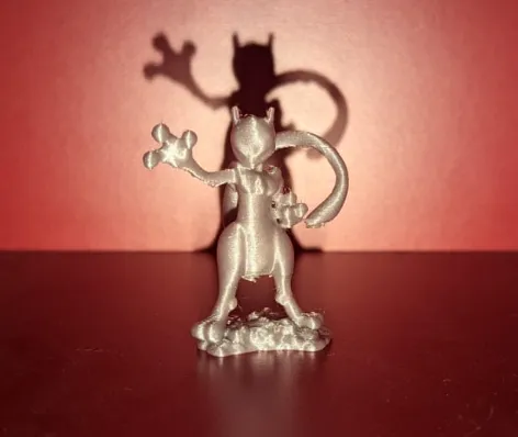 Tượng Mewtwo Pokemon 3D quét với chi tiết tinh xảo