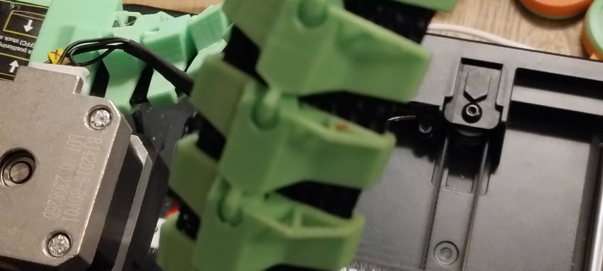 Hướng dẫn cáp cho gantry trên Ender 3 V3 SE với cáp spine