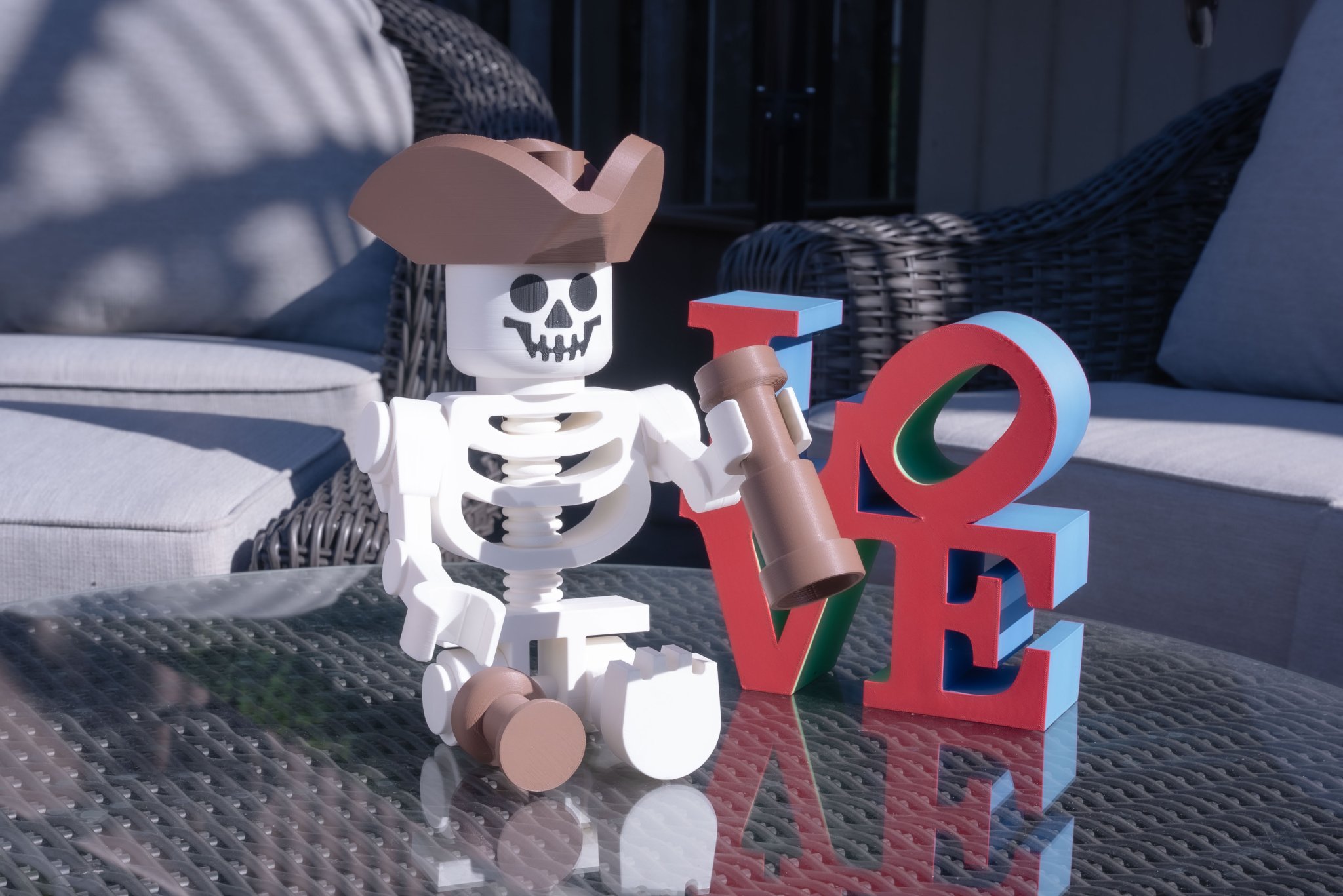 Nhân vật cướp biển xương khô khổng lồ 16 inch