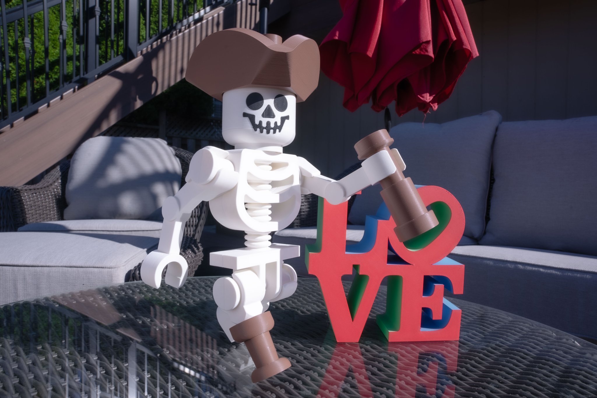 Nhân vật cướp biển xương khô khổng lồ 16 inch