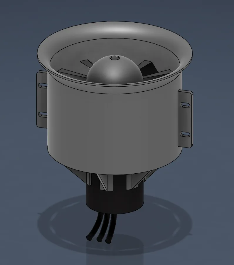 Mô hình quạt EDF 90mm từ FMS