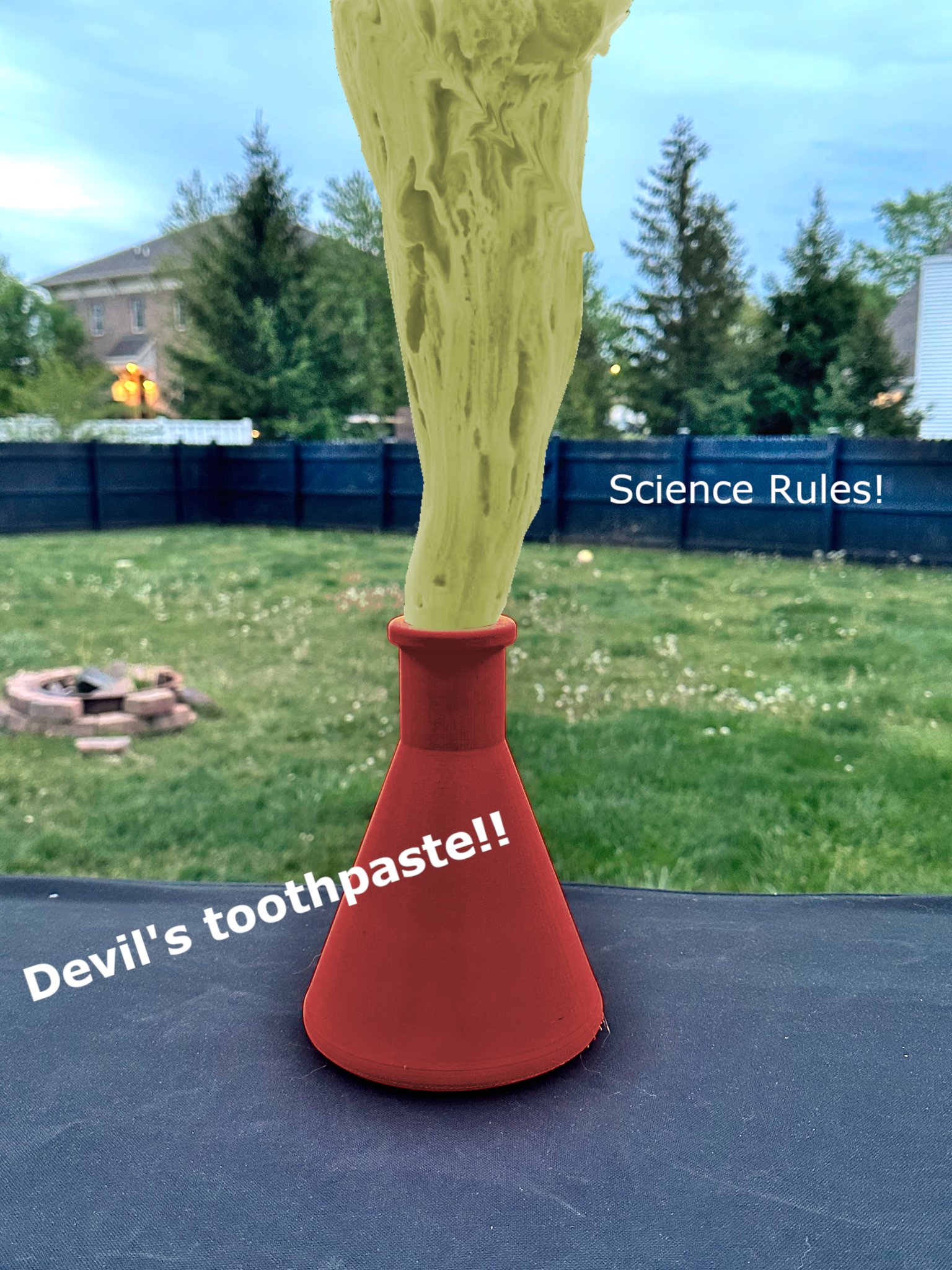 Bình Erlenmeyer cho phản ứng hóa học an toàn