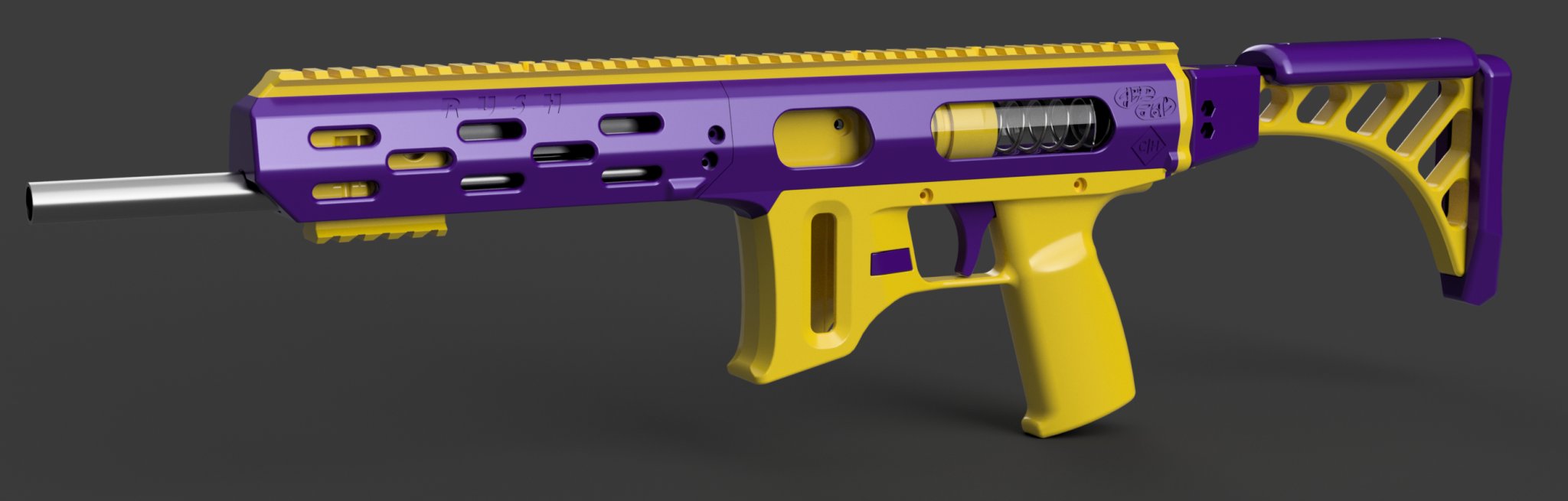 Biến thể Crush với tay cầm Lynx và ray tuyến tính