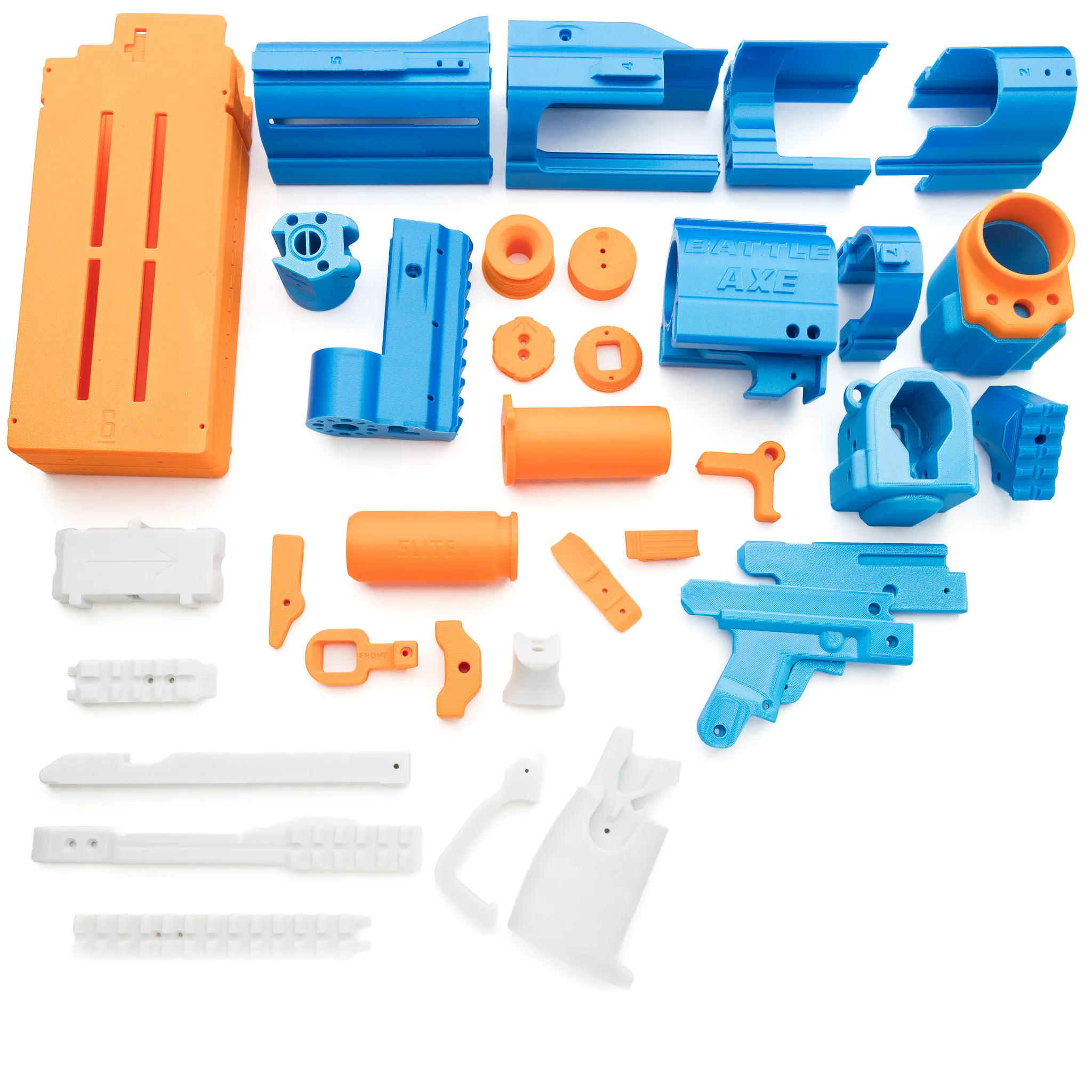 Rìu Chiến - Súng Shotgun Nerf In 3D Bắn Shell Silly