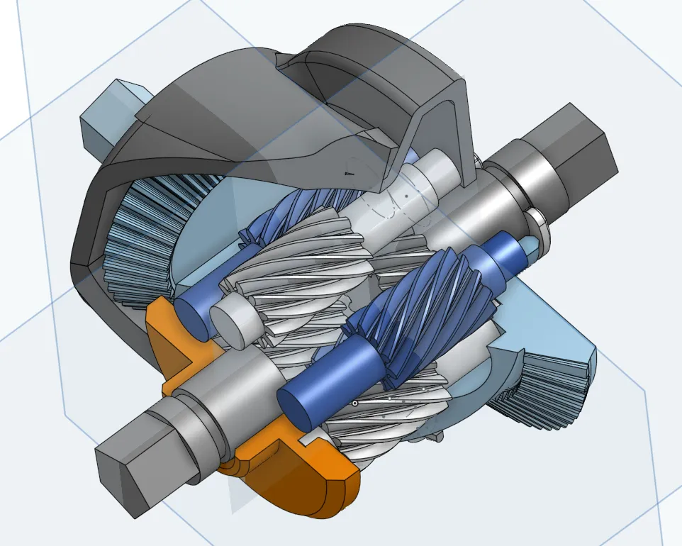Vi sai Torsen loại 2 với chức năng trượt giới hạn
