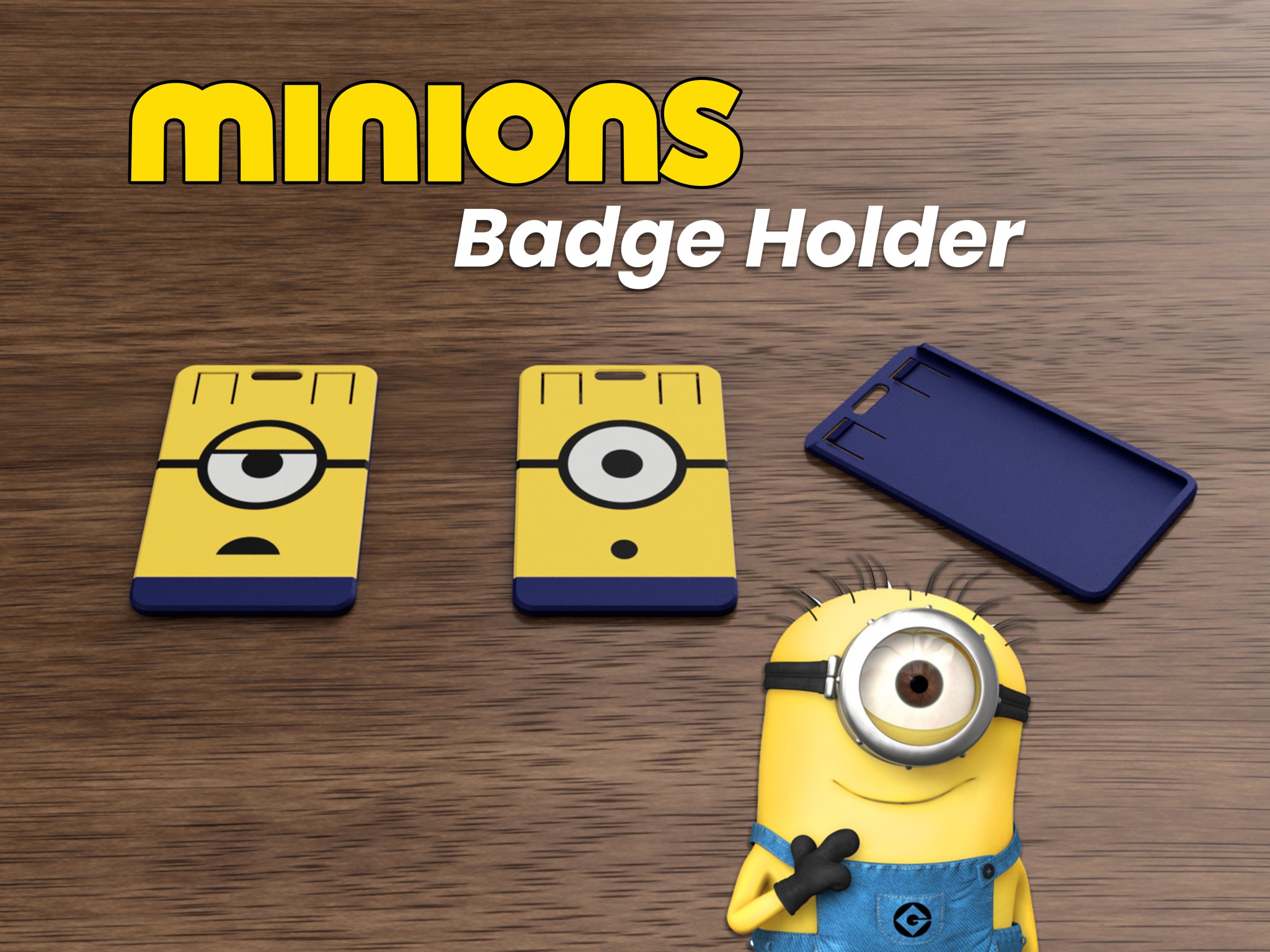 Giá đỡ thẻ ID Minions cho kích thước tiêu chuẩn