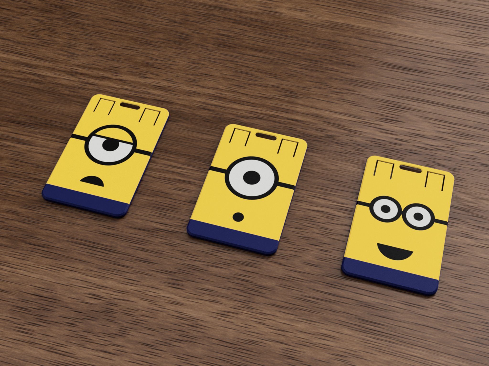 Giá đỡ thẻ ID Minions cho kích thước tiêu chuẩn