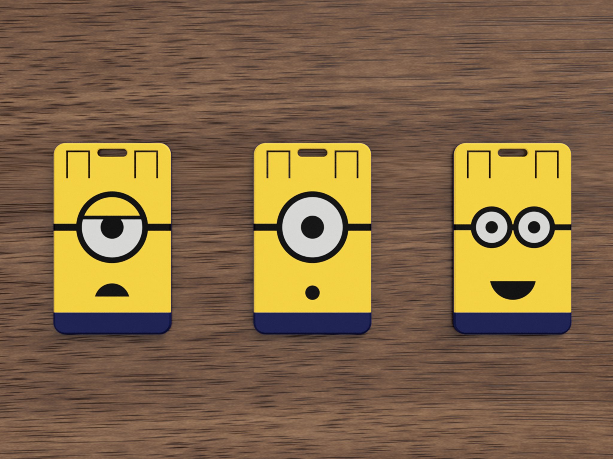 Giá đỡ thẻ ID Minions cho kích thước tiêu chuẩn