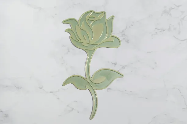 Nghệ thuật hoa trang trí tường 2D