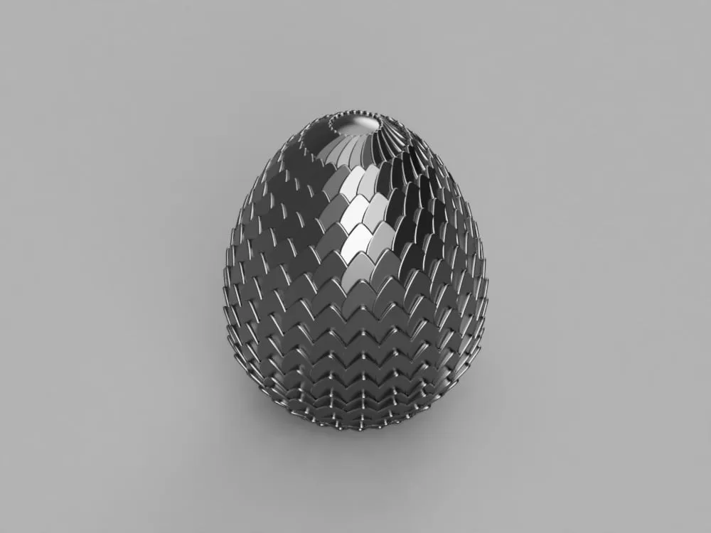 Trứng rồng in 3D với khuôn in được thiết kế sẵn