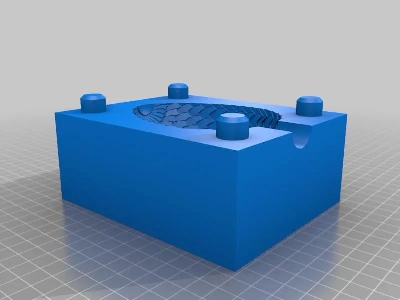 Trứng rồng in 3D với khuôn in được thiết kế sẵn