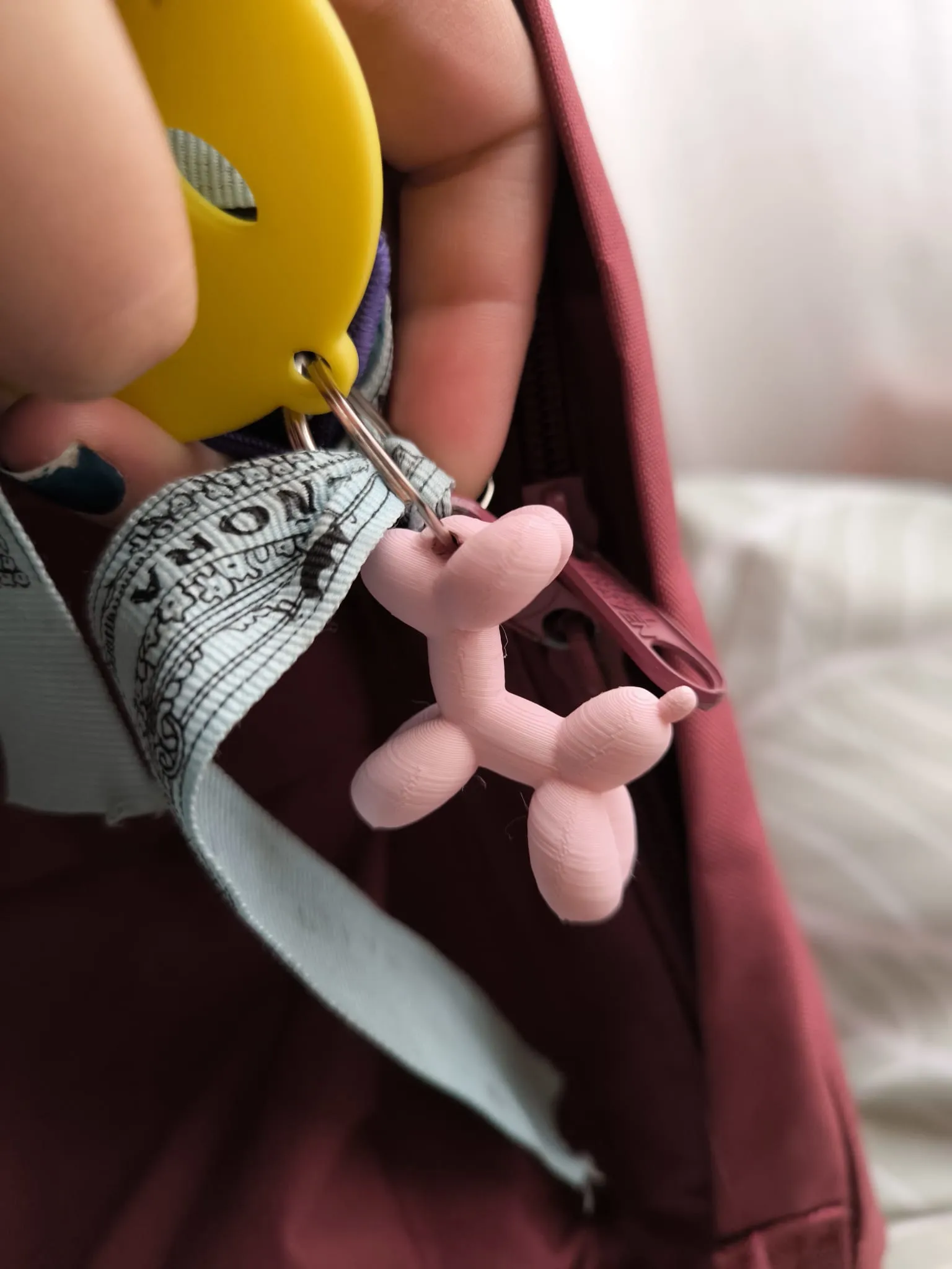 **Móc khóa chó làm từ bóng bay nghệ thuật**