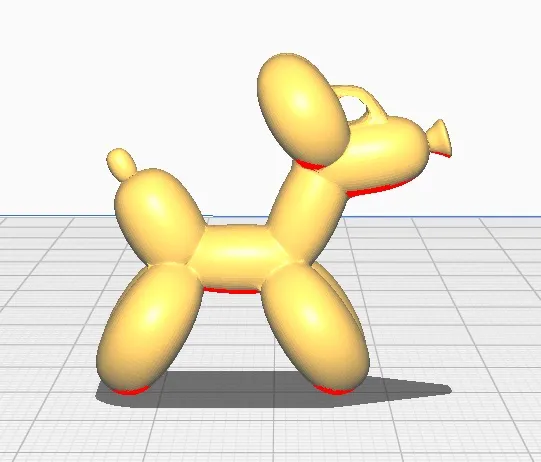 **Móc khóa chó làm từ bóng bay nghệ thuật**