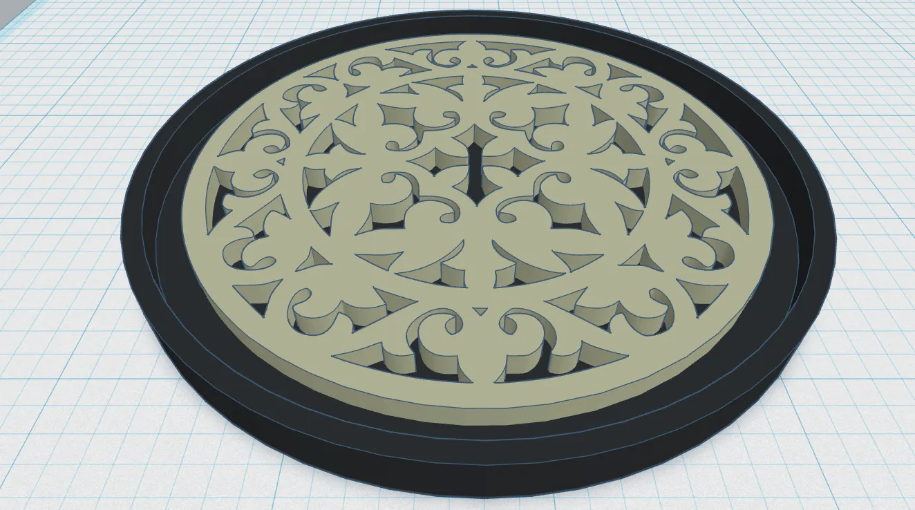 Mẫu cửa sổ hoa hồng Gothic 15 trang trí bàn