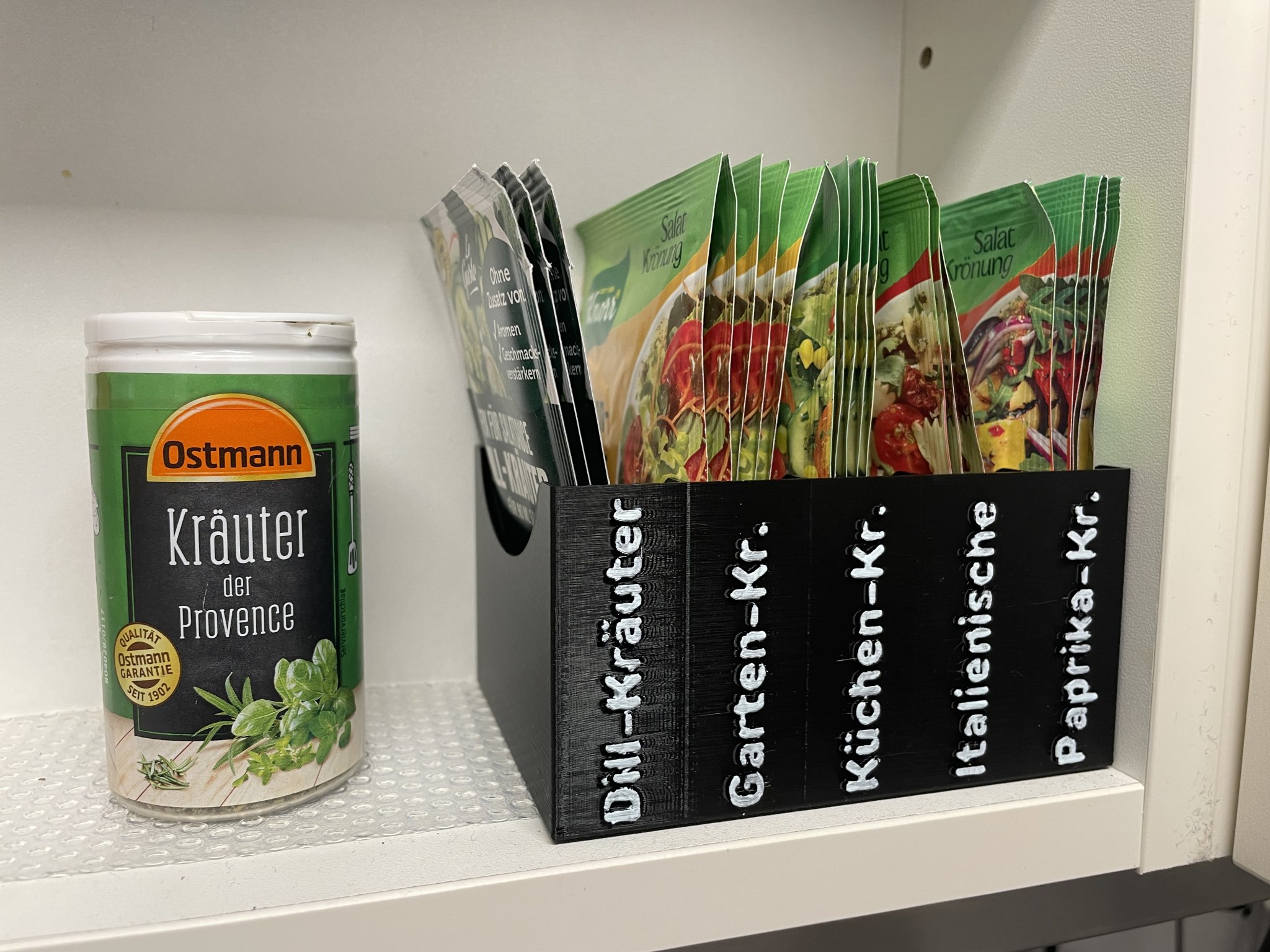 Hộp lưu trữ gia vị rau thơm Knorr cho túi salad (5 loại)