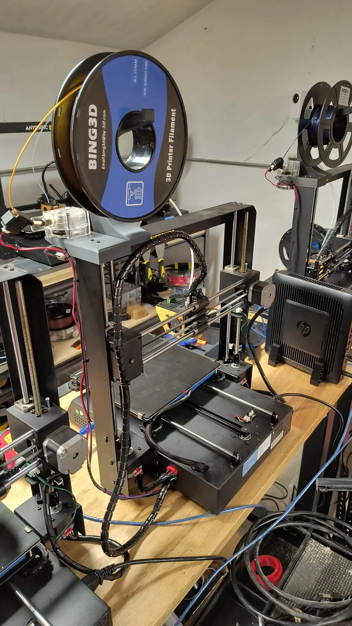 Giá đỡ cuộn và extruder cho Anycubic I3 Mega