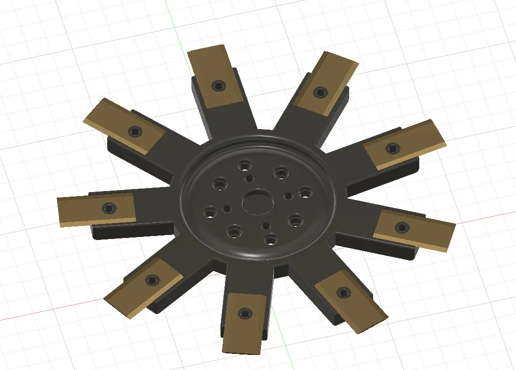 Bộ lưỡi cắt 9 mặt cho Worx Landroid WR147E.1 (L 1000)