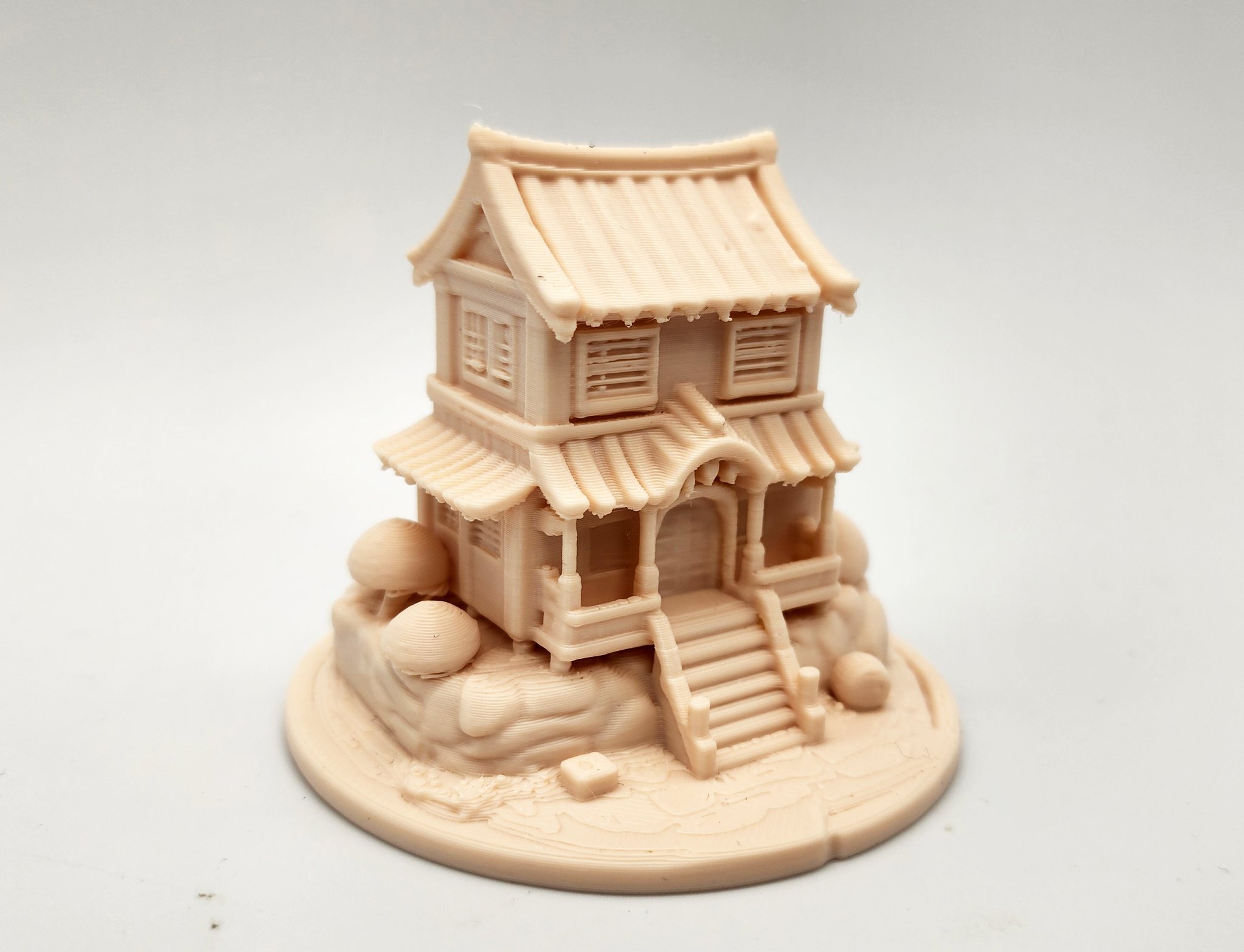 Mô hình nhà phong cách Nhật Bản thu nhỏ với chi tiết tinh xảo