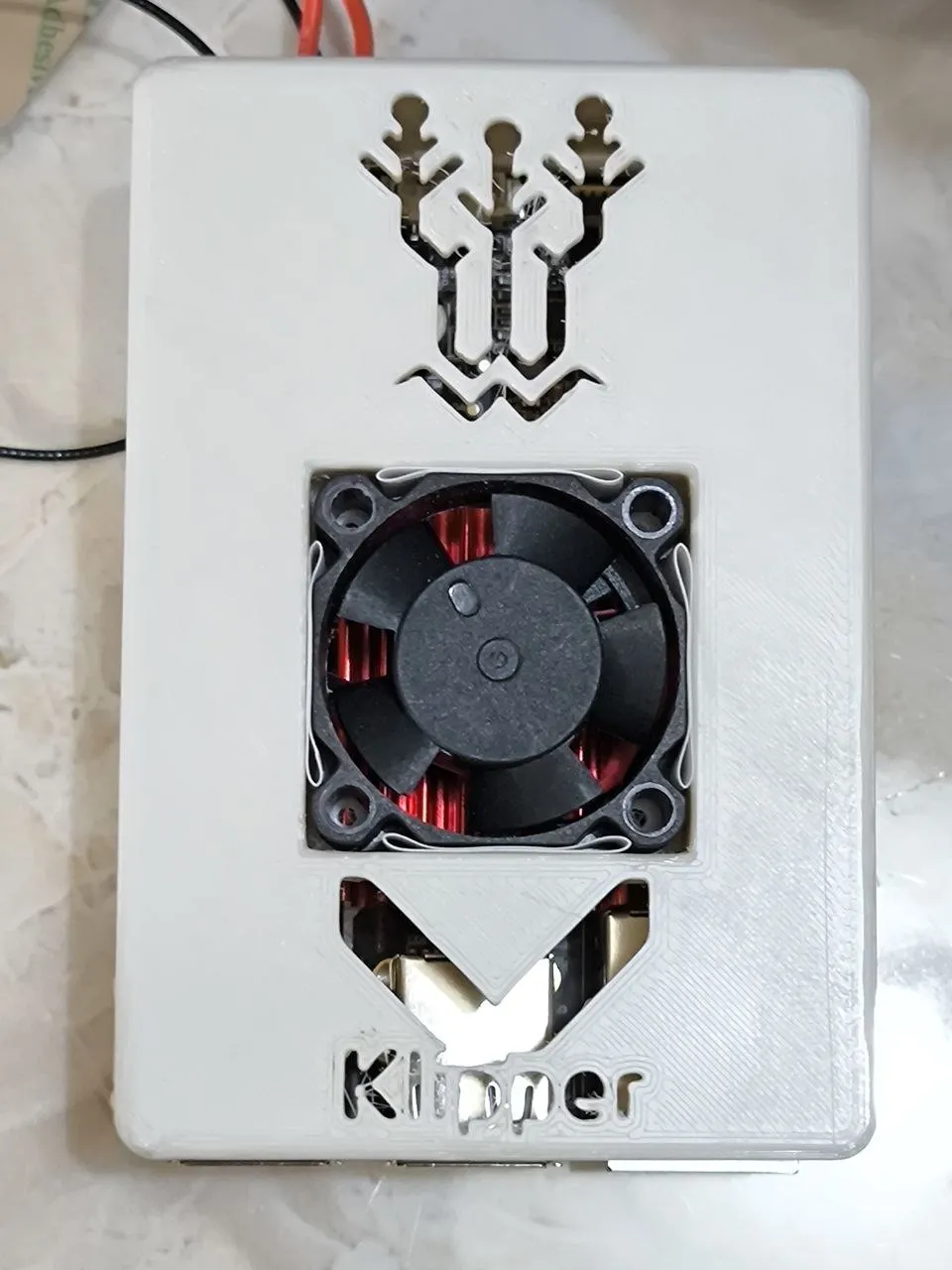 Vỏ BTT Pi V1.2 với quạt 3010 gắn trực tiếp