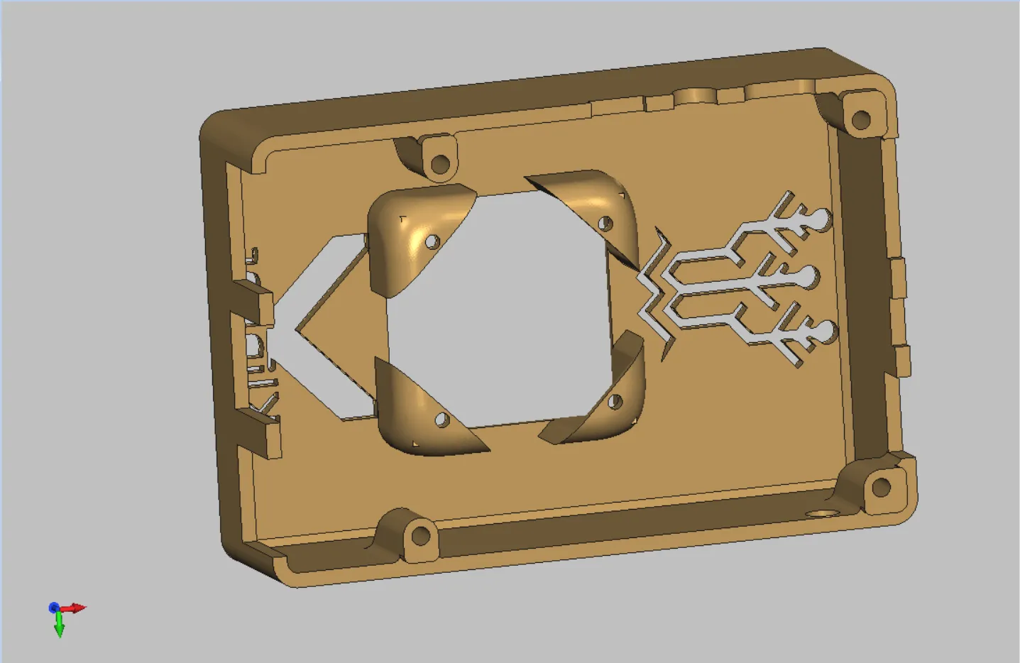 Vỏ BTT Pi V1.2 với quạt 3010 gắn trực tiếp