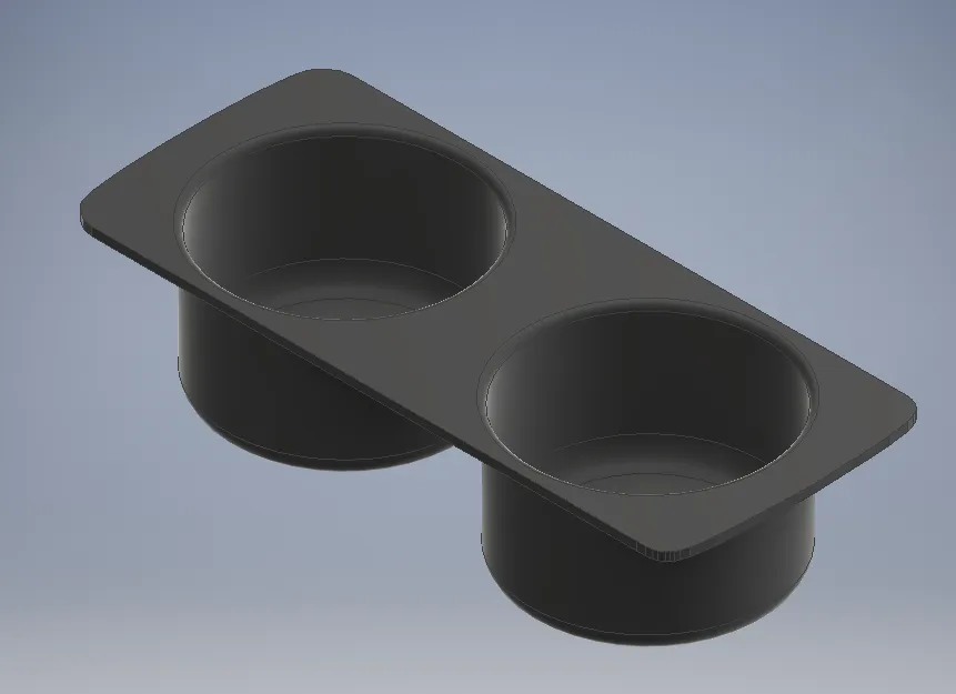 Giá đỡ cốc cho Golf 5 vừa vặn trong ngăn kéo hiện có