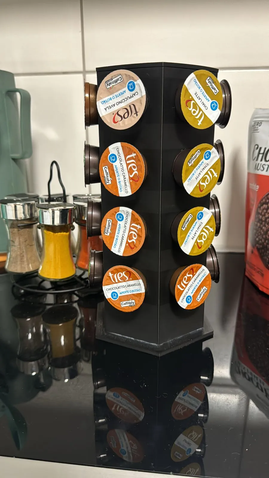 Giá đỡ viên nén cà phê Tres Corações in 3D