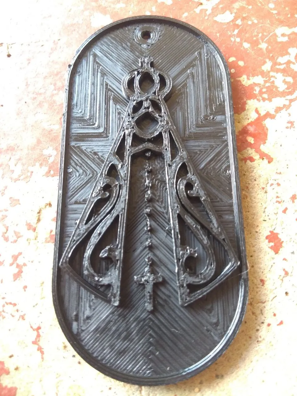 Nhãn thờ cúng Mẹ Maria Bảo trợ Brazil