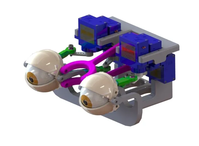 Lắp ráp mắt animatronic với servo và joystick Arduino