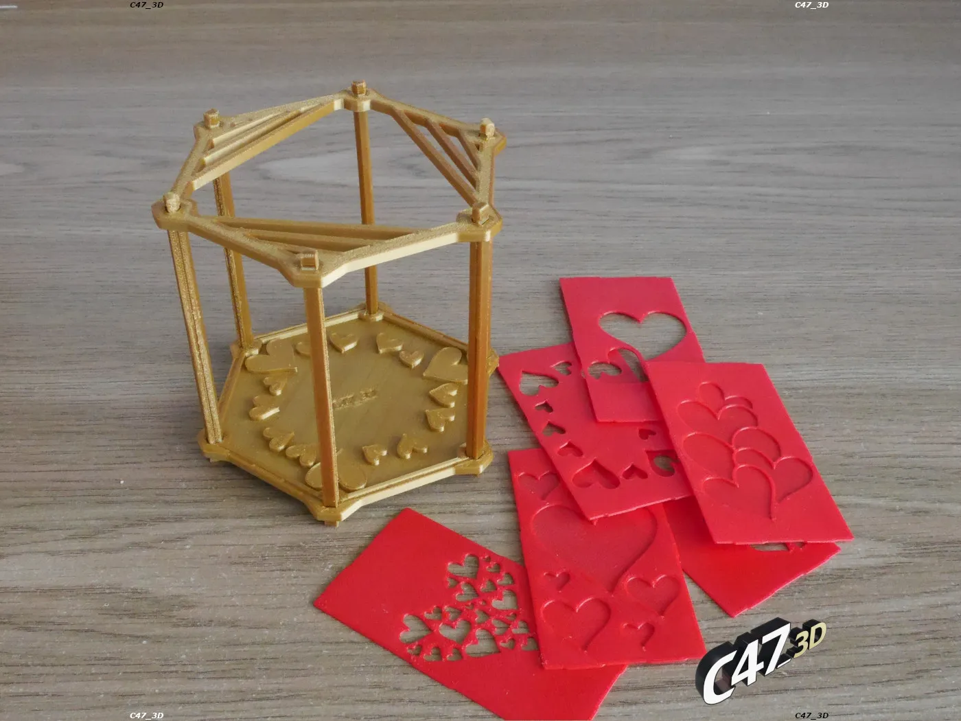 Đèn lồng tình yêu với các panel thay đổi được