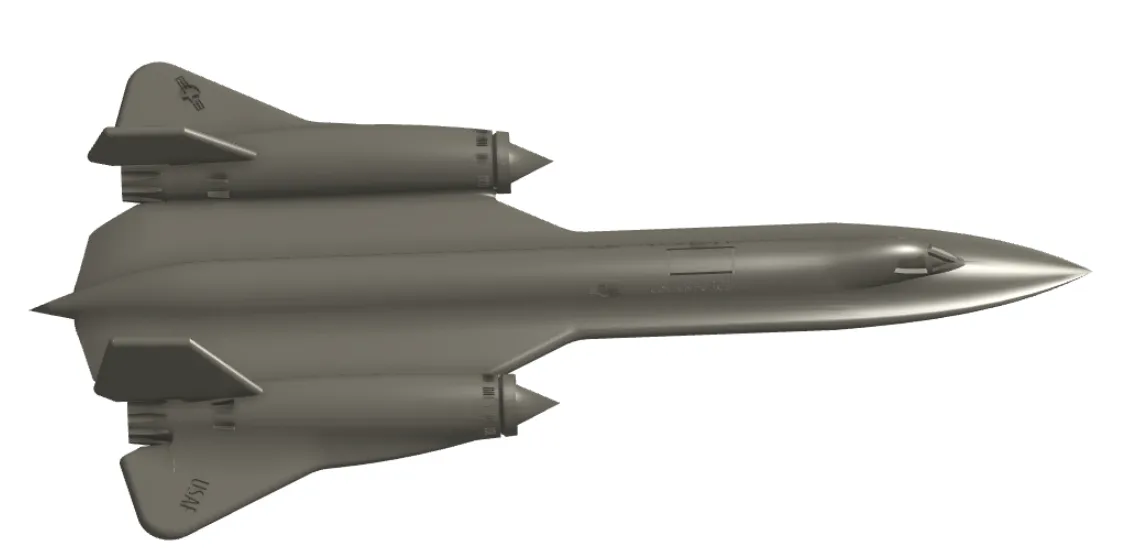 Mô hình máy bay trinh sát Lockheed SR-71 Blackbird