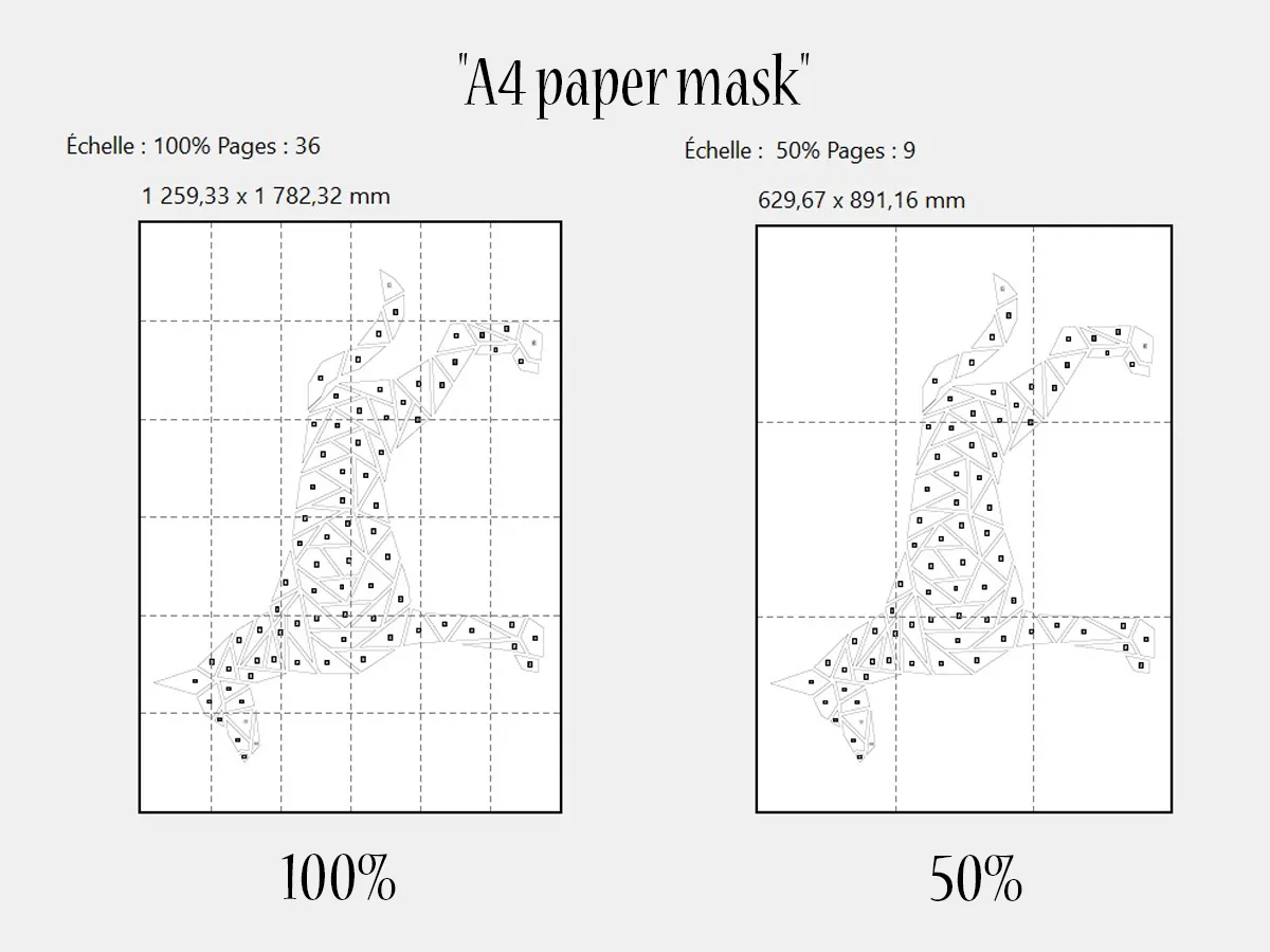 Nghệ thuật tường hình chó hình học - phong cách Malinois