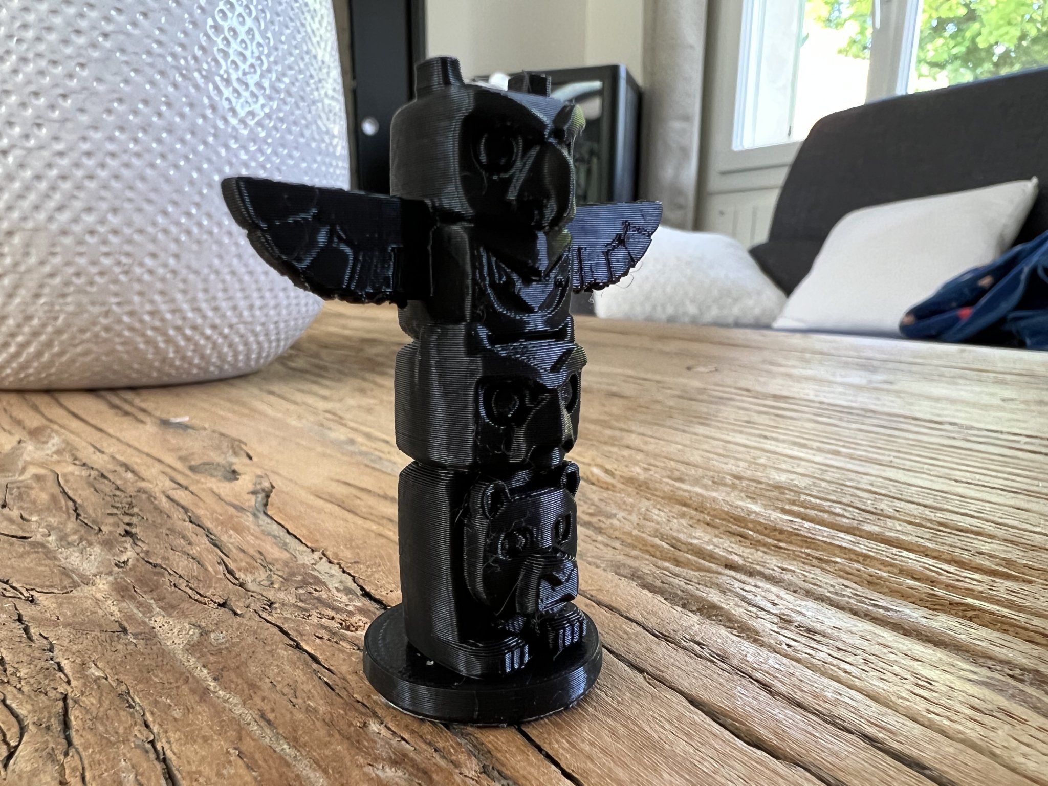 Tượng totem phong cách Ấn Độ độc đáo 3D