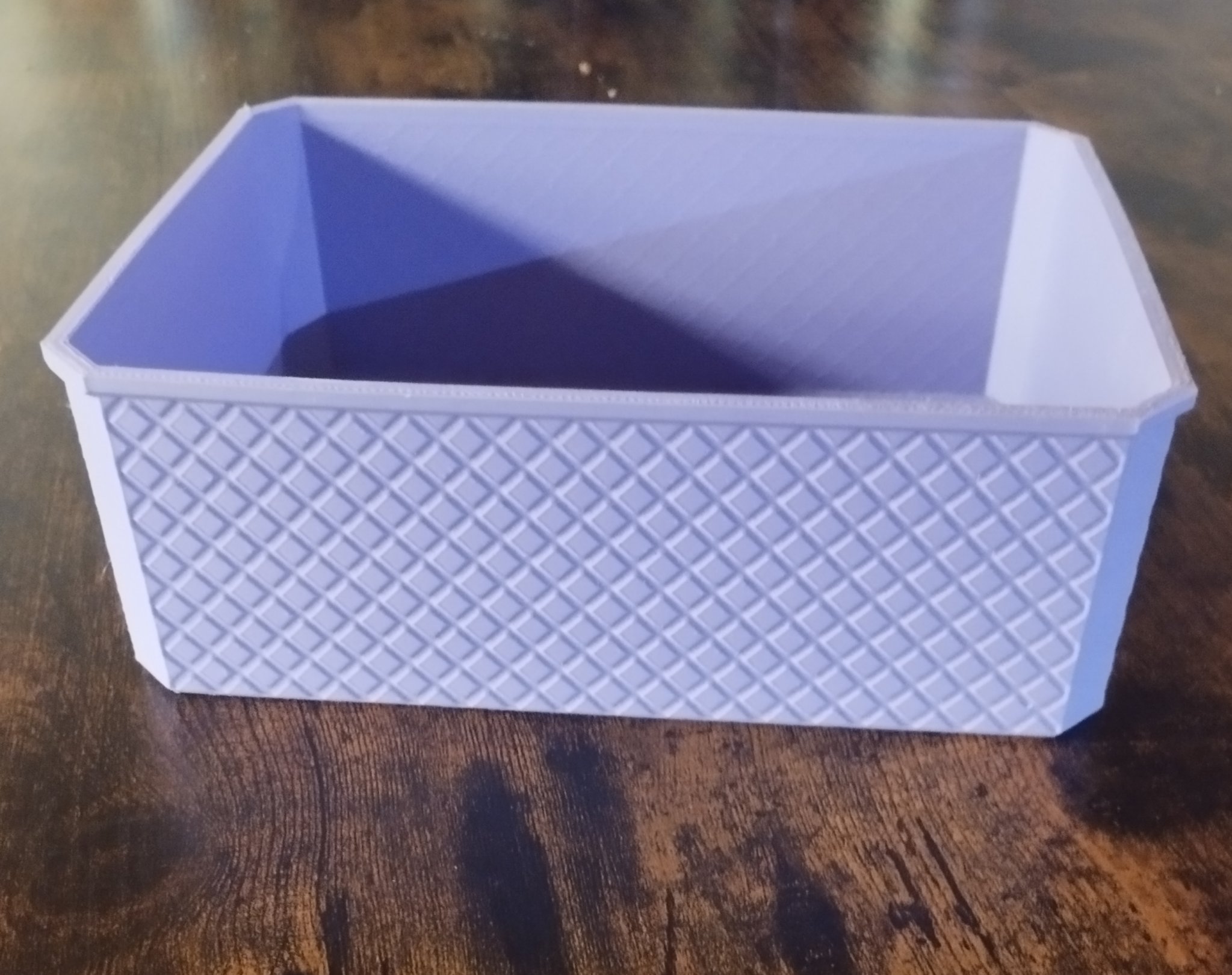 Hộp lưu trữ với bề mặt vuông đẹp mắt