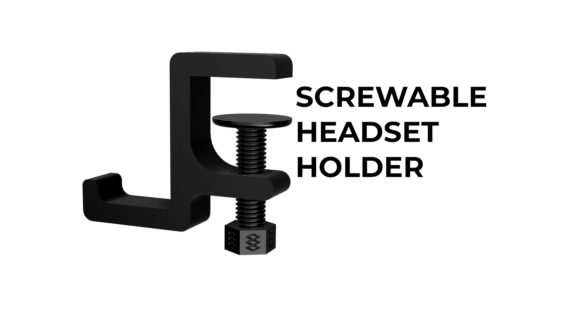 Giá đỡ tai nghe có thể vặn với đai ốc đã lắp sẵn