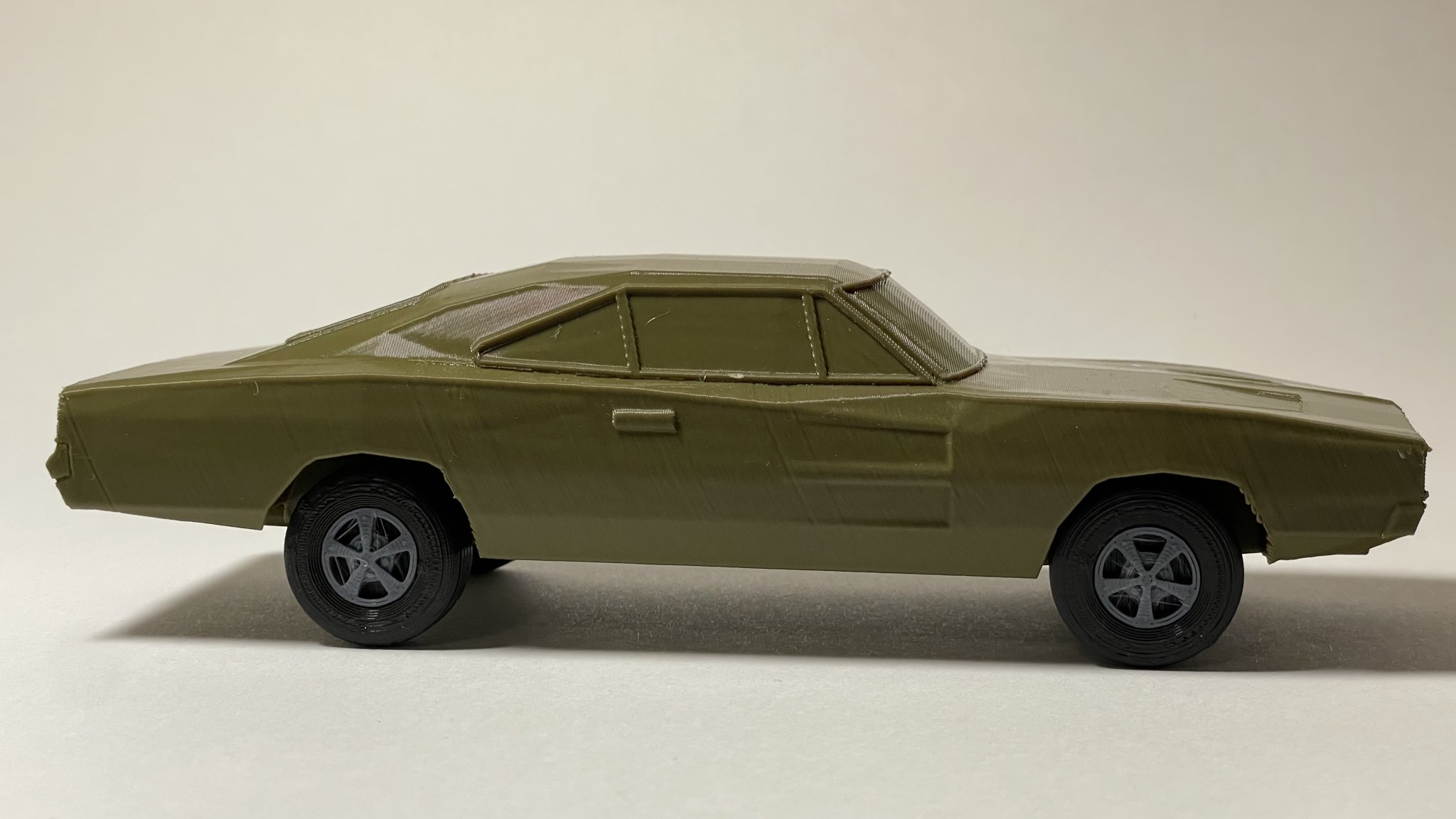 Mô hình xe Dodge Charger 500 HEMI phong cách low-poly