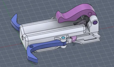 Nerf crossbow gắn tay Aristocrat với dây paracord 3mm