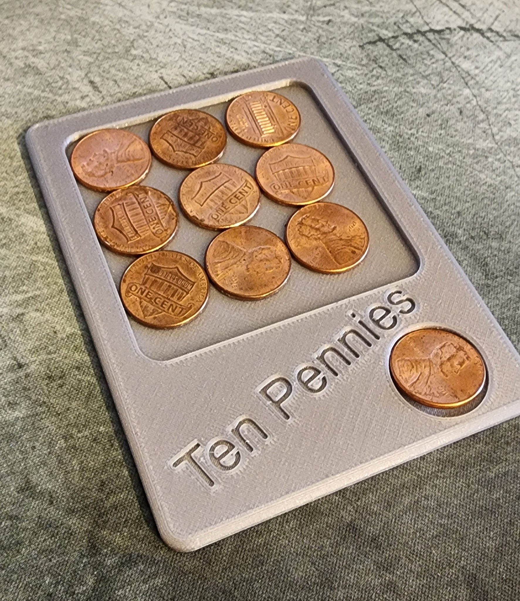 Câu đố mười đồng xu trong hình vuông