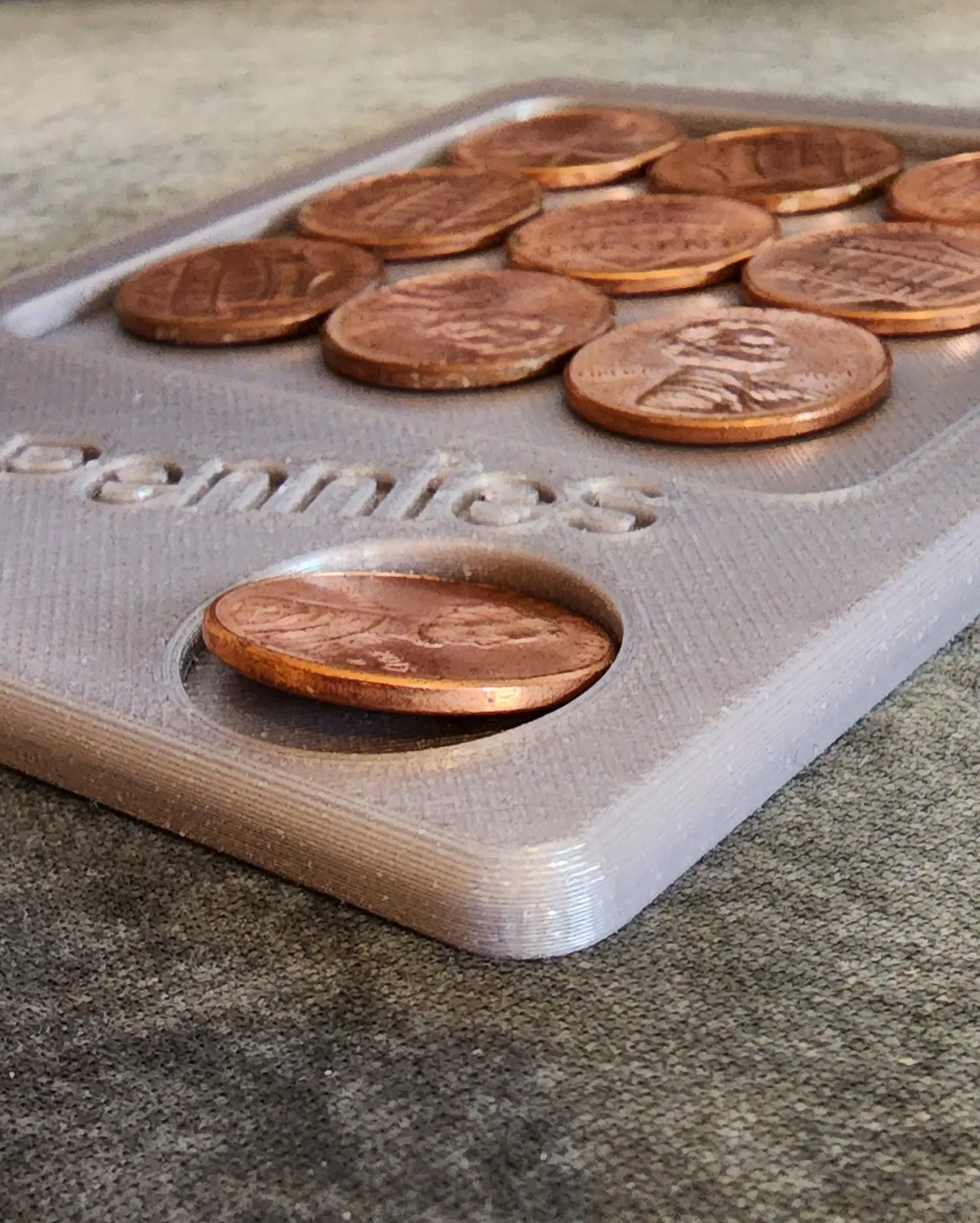 Câu đố mười đồng xu trong hình vuông