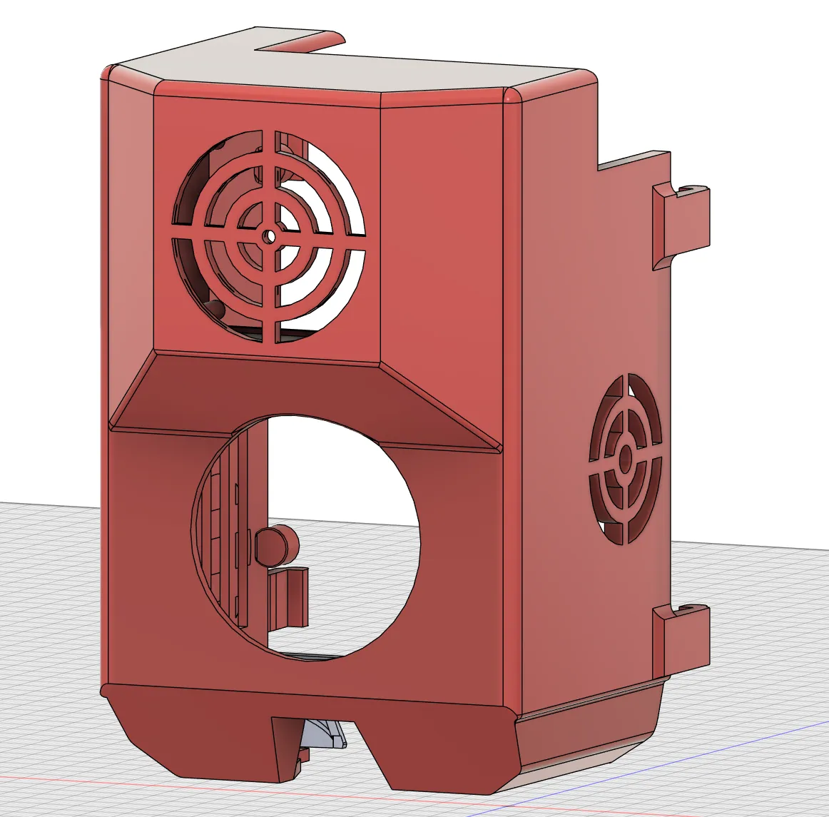 Nắp Extruder Sovol SV08 với khe quạt toolhead và chỗ cho BTT Eddy Probe