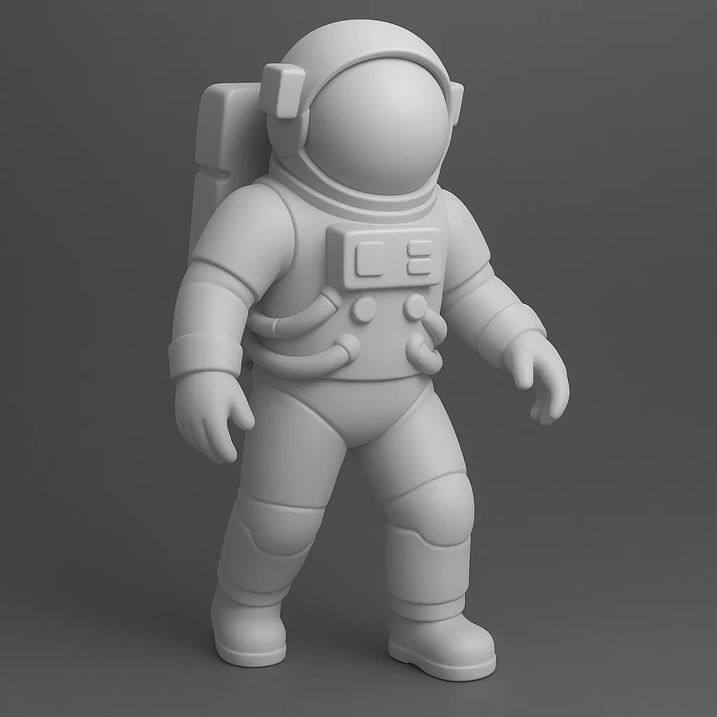Nhân vật phi hành gia 3D chi tiết và sống động