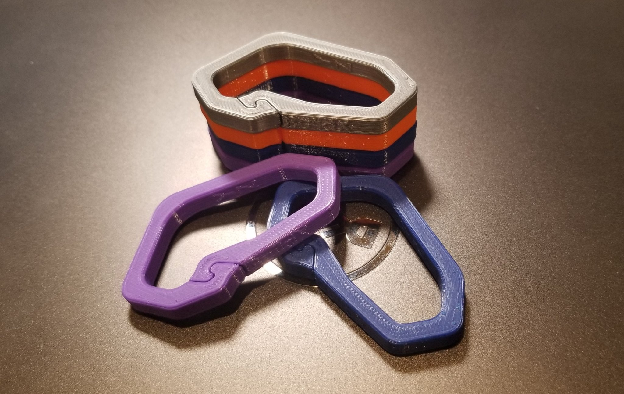 Móc carabiner "D" hầm hố #0029