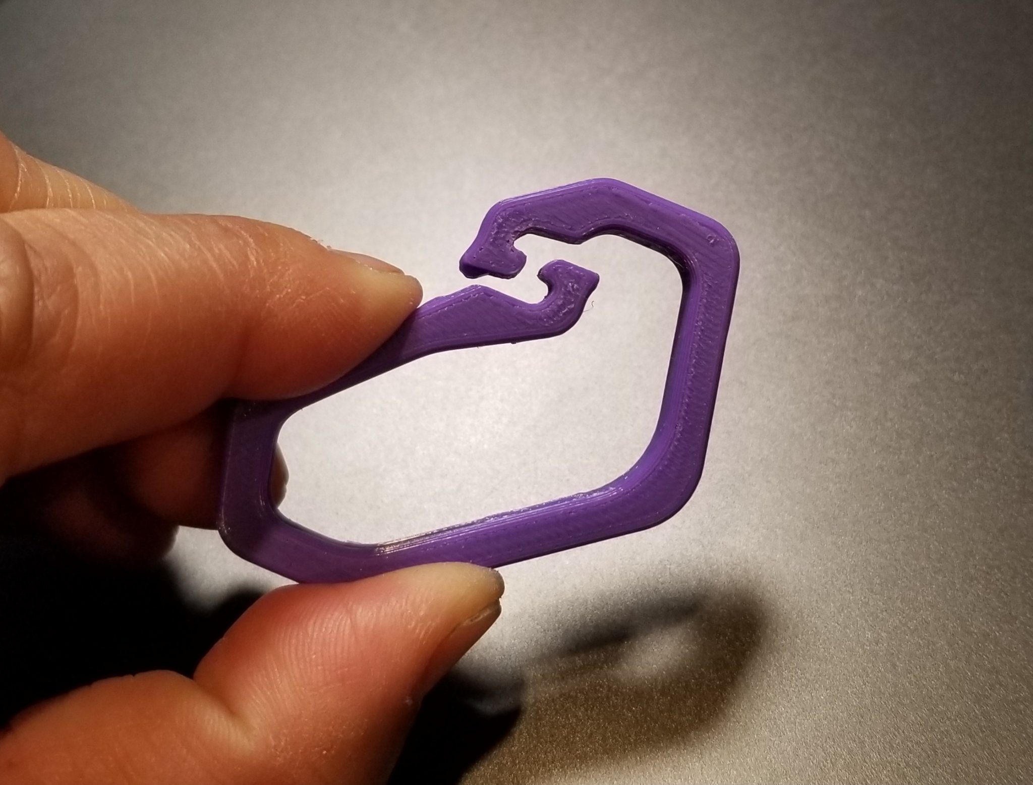 Móc carabiner "D" hầm hố #0029