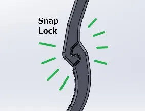 #0054 Khóa Carabiner Bền Bỉ 5 - Có thông điệp