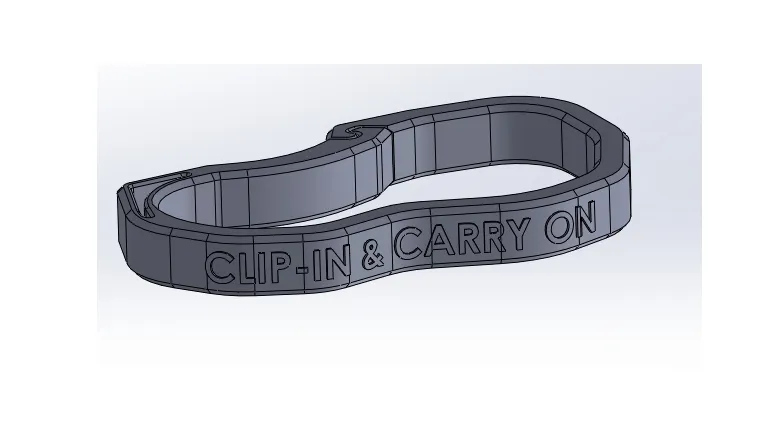 #0054 Khóa Carabiner Bền Bỉ 5 - Có thông điệp